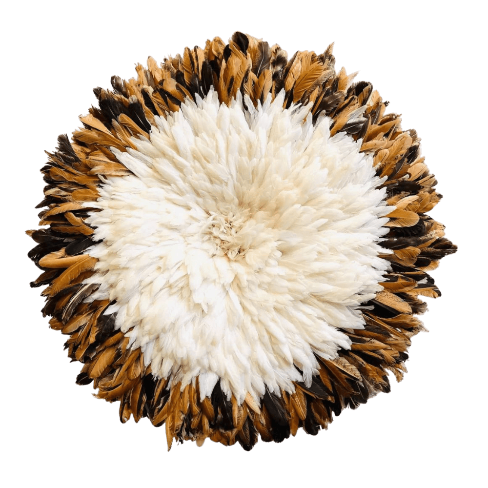 Juju hat white mix brown ring