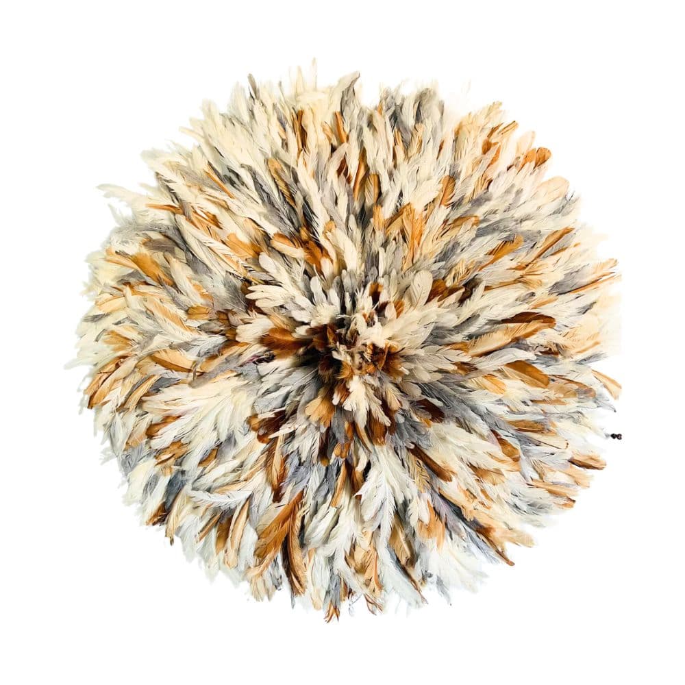 african juju hat layered wall hanging artisanat feather volume juju hatt lager väggdekoration decorazione murale decoración mural ديكور جداري 非洲层次墙面装饰 日本レイヤー壁飾り