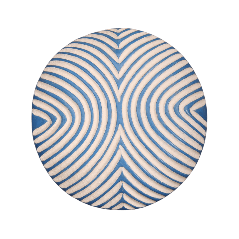 Bamileke Shield Bana Blue