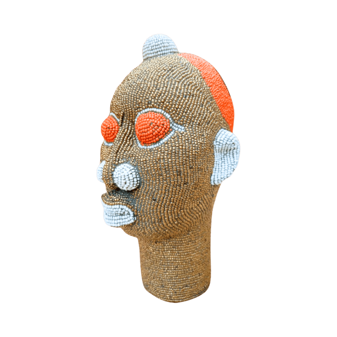 Beaded Head Golden White Orange